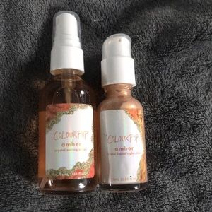 Colourpop Setting Spray and Liquid Highlighter